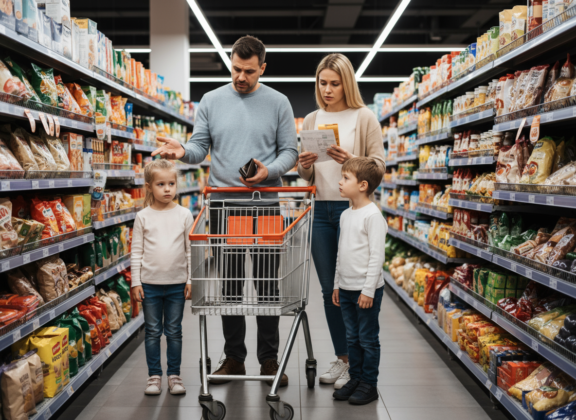 Firefly_Gemini Flash_CREA IMMAGINE DI FAMIGLIA in supermercato con carrello vuoto.png